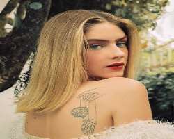She is a tattoo lover and has inked a number of them on her different body parts.